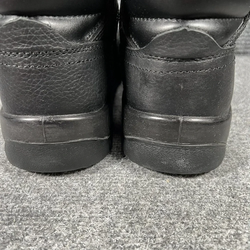 Fellas‎ Boots Mens Size 10 W Black Waterproof Slip Resistant Comp Toe 6050